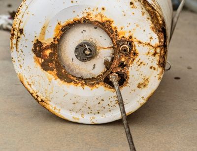 corroded water heater 